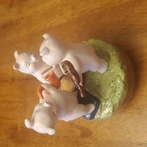 1980 Vintage 3 Little Musical Pigs Windup